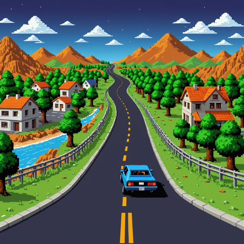 Road Fighter Game